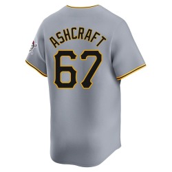 Braxton Ashcraft Pittsburgh Pirates Men's Limited Away Jersey - Gray