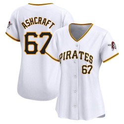 Braxton Ashcraft Pittsburgh Pirates Women's Limited Home Jersey - White