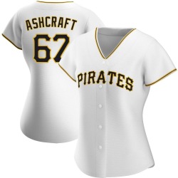 Braxton Ashcraft Pittsburgh Pirates Women's Replica Home Jersey - White