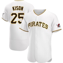 Bruce Kison Pittsburgh Pirates Men's Authentic Home Jersey - White