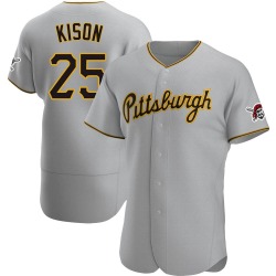 Bruce Kison Pittsburgh Pirates Men's Authentic Road Jersey - Gray