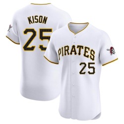 Bruce Kison Pittsburgh Pirates Men's Elite Home Jersey - White