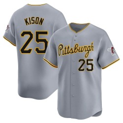 Bruce Kison Pittsburgh Pirates Men's Limited Away Jersey - Gray