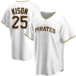 Bruce Kison Pittsburgh Pirates Men's Replica Home Jersey - White