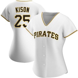 Bruce Kison Pittsburgh Pirates Women's Authentic Home Jersey - White