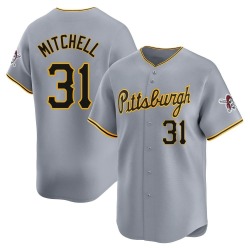 Cal Mitchell Pittsburgh Pirates Men's Limited Away Jersey - Gray