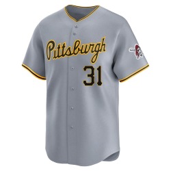 Cal Mitchell Pittsburgh Pirates Men's Limited Away Jersey - Gray