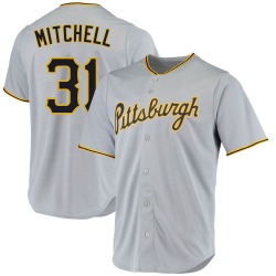 Cal Mitchell Pittsburgh Pirates Men's Replica Road Jersey - Gray