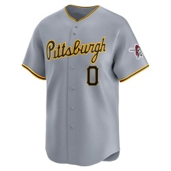 Canaan Smith-Njigba Pittsburgh Pirates Men's Limited Away Jersey - Gray