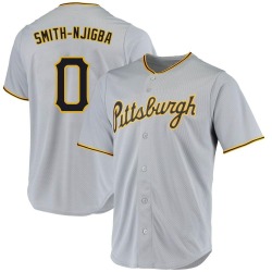 Canaan Smith-Njigba Pittsburgh Pirates Men's Replica Road Jersey - Gray