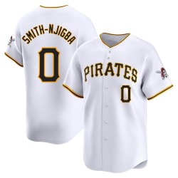 Canaan Smith-Njigba Pittsburgh Pirates Youth Limited Home Jersey - White