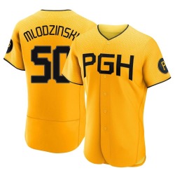 Carmen Mlodzinski Pittsburgh Pirates Men's Authentic 2023 City Connect Jersey - Gold