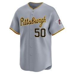 Carmen Mlodzinski Pittsburgh Pirates Men's Limited Away Jersey - Gray