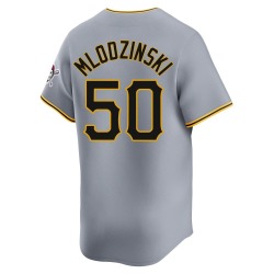 Carmen Mlodzinski Pittsburgh Pirates Men's Limited Away Jersey - Gray