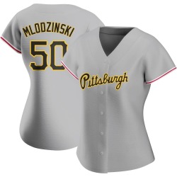 Carmen Mlodzinski Pittsburgh Pirates Women's Authentic Road Jersey - Gray