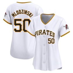 Carmen Mlodzinski Pittsburgh Pirates Women's Limited Home Jersey - White