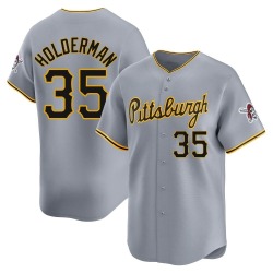 Colin Holderman Pittsburgh Pirates Men's Limited Away Jersey - Gray