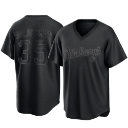 Colin Holderman Pittsburgh Pirates Men's Replica Pitch Fashion Jersey - Black