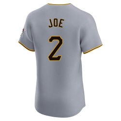 Connor Joe Pittsburgh Pirates Men's Elite Road Jersey - Gray