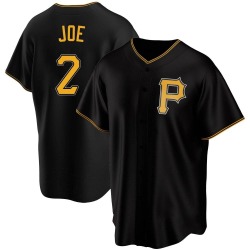 Connor Joe Pittsburgh Pirates Men's Replica Alternate Jersey - Black