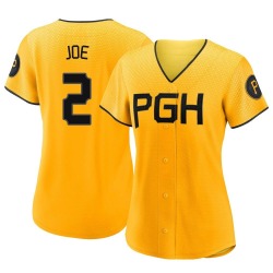 Connor Joe Pittsburgh Pirates Women's Authentic 2023 City Connect Jersey - Gold