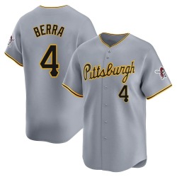 Dale Berra Pittsburgh Pirates Men's Limited Away Jersey - Gray