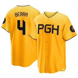 Dale Berra Pittsburgh Pirates Youth Replica 2023 City Connect Jersey - Gold