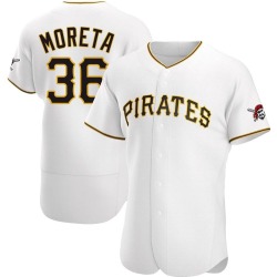 Dauri Moreta Pittsburgh Pirates Men's Authentic Home Jersey - White