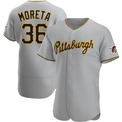 Dauri Moreta Pittsburgh Pirates Men's Authentic Road Jersey - Gray