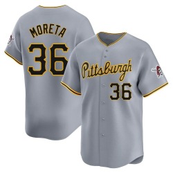 Dauri Moreta Pittsburgh Pirates Men's Limited Away Jersey - Gray