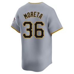 Dauri Moreta Pittsburgh Pirates Men's Limited Away Jersey - Gray