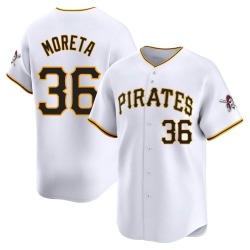 Dauri Moreta Pittsburgh Pirates Men's Limited Home Jersey - White