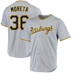 Dauri Moreta Pittsburgh Pirates Men's Replica Road Jersey - Gray