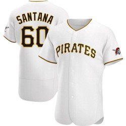 Dennis Santana Pittsburgh Pirates Men's Authentic Home Jersey - White