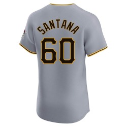 Dennis Santana Pittsburgh Pirates Men's Elite Road Jersey - Gray