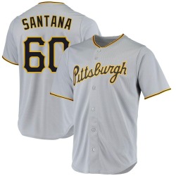 Dennis Santana Pittsburgh Pirates Men's Replica Road Jersey - Gray