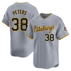 Dillon Peters Pittsburgh Pirates Men's Limited Away Jersey - Gray