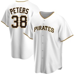 Dillon Peters Pittsburgh Pirates Men's Replica Home Jersey - White