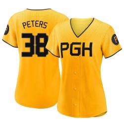 Dillon Peters Pittsburgh Pirates Women's Authentic 2023 City Connect Jersey - Gold