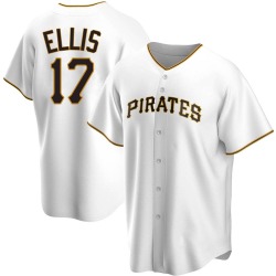 Dock Ellis Pittsburgh Pirates Men's Replica Home Jersey - White