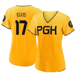 Dock Ellis Pittsburgh Pirates Women's Authentic 2023 City Connect Jersey - Gold