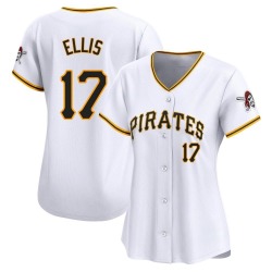 Dock Ellis Pittsburgh Pirates Women's Limited Home Jersey - White