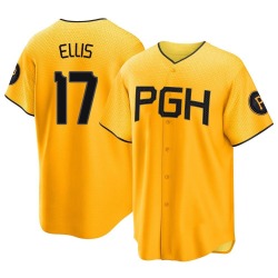 Dock Ellis Pittsburgh Pirates Youth Replica 2023 City Connect Jersey - Gold