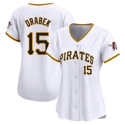 Doug Drabek Pittsburgh Pirates Women's Limited Home Jersey - White