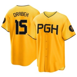 Doug Drabek Pittsburgh Pirates Youth Replica 2023 City Connect Jersey - Gold