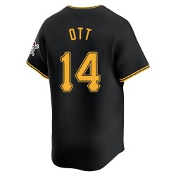 Ed Ott Pittsburgh Pirates Men's Limited Alternate Jersey - Black