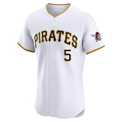 Endy Rodriguez Pittsburgh Pirates Men's Elite Home Jersey - White