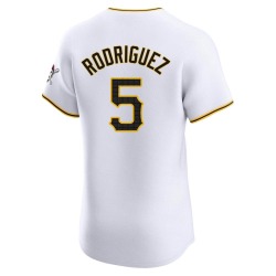 Endy Rodriguez Pittsburgh Pirates Men's Elite Home Jersey - White