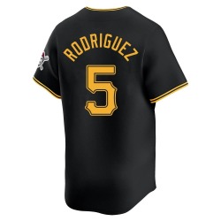 Endy Rodriguez Pittsburgh Pirates Men's Limited Alternate Jersey - Black