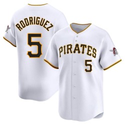 Endy Rodriguez Pittsburgh Pirates Men's Limited Home Jersey - White